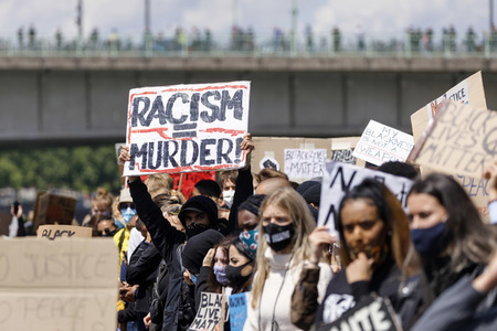 Demonstration 'Black Lives Matter' in Köln