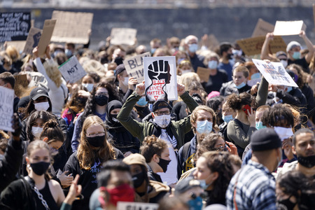 Demonstration 'Black Lives Matter' in Köln