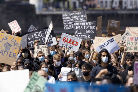 Demonstration 'Black Lives Matter' in Köln