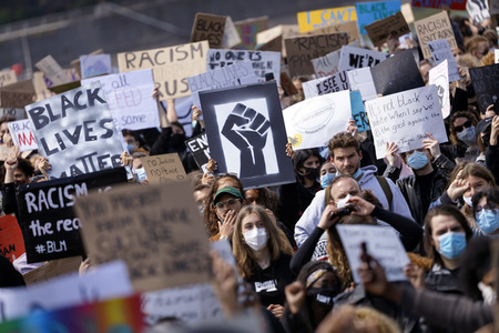 Demonstration 'Black Lives Matter' in Köln