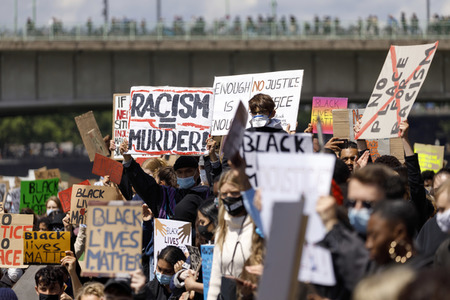 Demonstration 'Black Lives Matter' in Köln