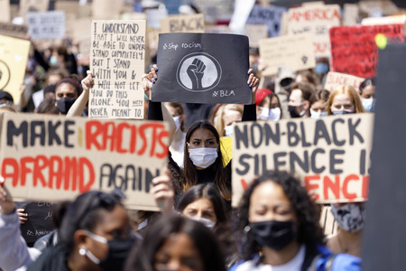 Demonstration 'Black Lives Matter' in Köln