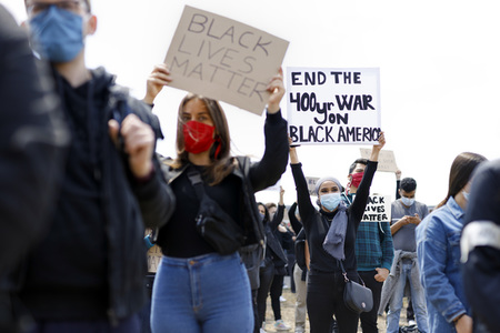 Demonstration 'Black Lives Matter' in Köln
