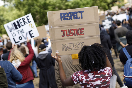 Demonstration 'Black Lives Matter' in Köln