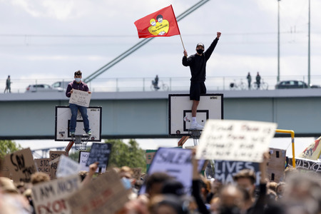 Demonstration 'Black Lives Matter' in Köln