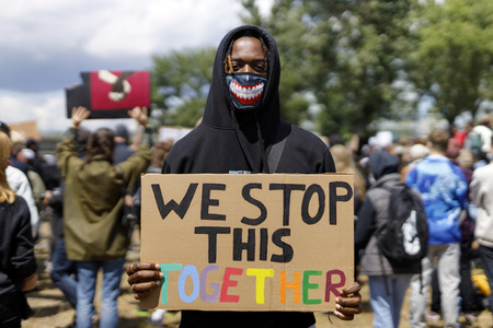 Demonstration 'Black Lives Matter' in Köln