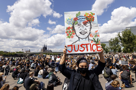 Demonstration 'Black Lives Matter' in Köln