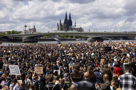Demonstration 'Black Lives Matter' in Köln