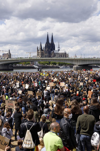 Demonstration 'Black Lives Matter' in Köln