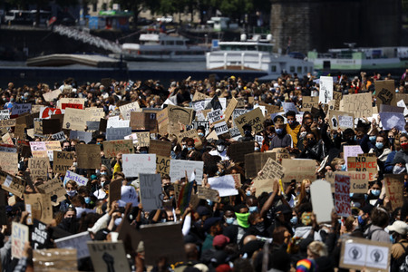 Demonstration 'Black Lives Matter' in Köln