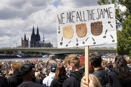 Demonstration 'Black Lives Matter' in Köln