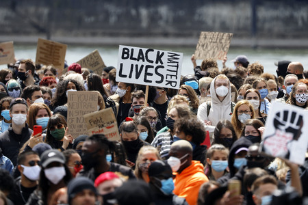 Demonstration 'Black Lives Matter' in Köln