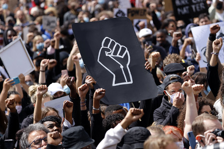 Demonstration 'Black Lives Matter' in Köln