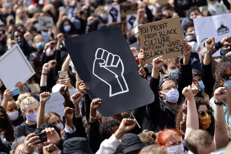 Demonstration 'Black Lives Matter' in Köln