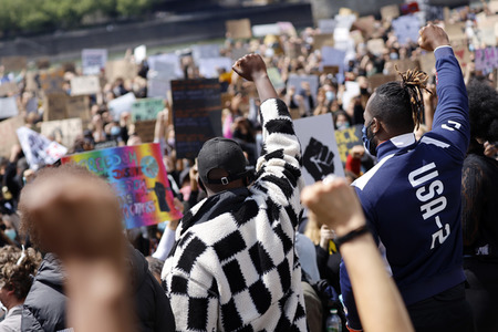 Demonstration 'Black Lives Matter' in Köln