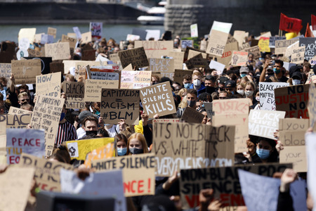 Demonstration 'Black Lives Matter' in Köln