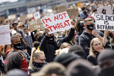 Demonstration 'Black Lives Matter' in Köln