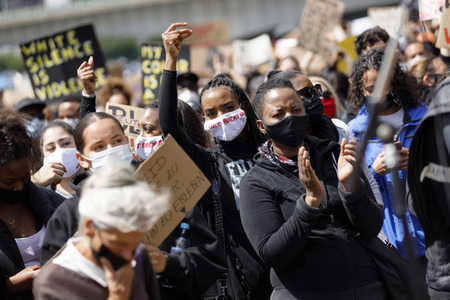 Demonstration 'Black Lives Matter' in Köln