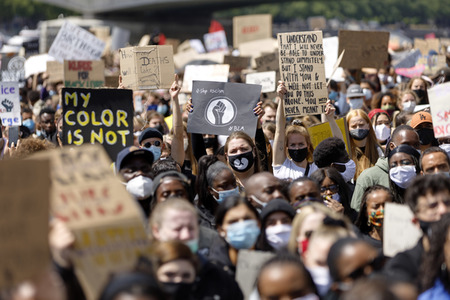 Demonstration 'Black Lives Matter' in Köln
