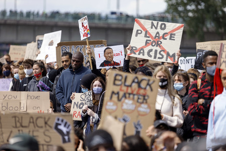 Demonstration 'Black Lives Matter' in Köln