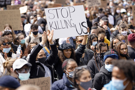 Demonstration 'Black Lives Matter' in Köln
