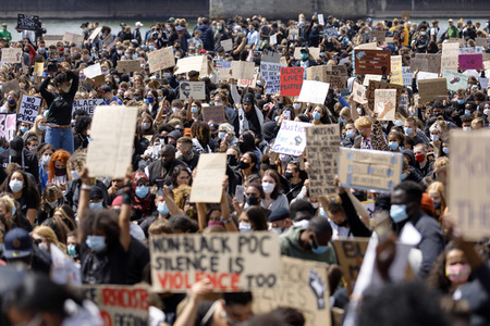 Demonstration 'Black Lives Matter' in Köln