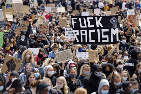 Demonstration 'Black Lives Matter' in Köln