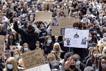 Demonstration 'Black Lives Matter' in Köln