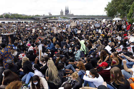 Demonstration 'Black Lives Matter' in Köln