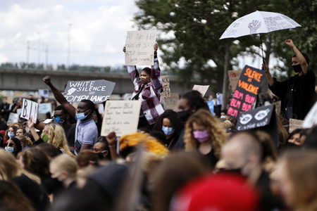 Demonstration 'Black Lives Matter' in Köln