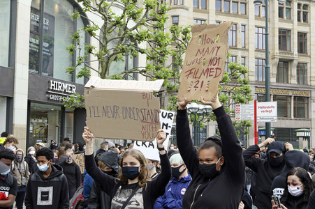 Demonstration 'Enough is Enough! - There can be no Peace without Justice!' in Hamburg