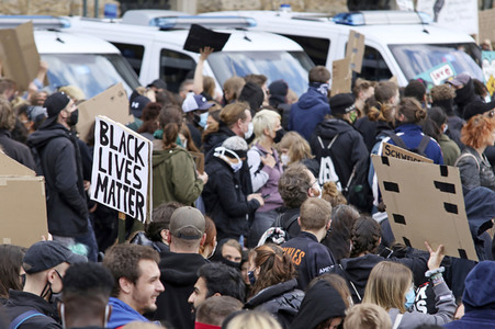 Demonstration 'Enough is Enough! - There can be no Peace without Justice!' in Hamburg