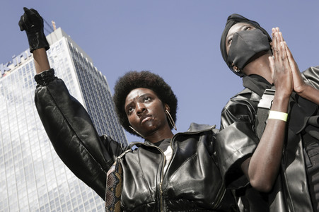 Demonstration 'Silent Demo' in Berlin