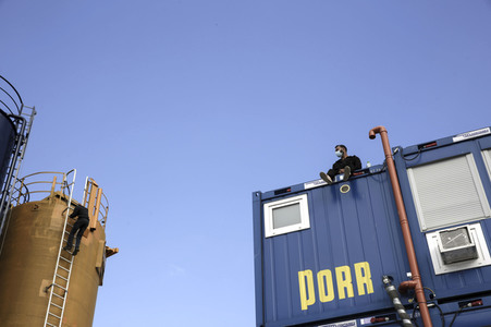 Demonstration 'Silent Demo' in Berlin