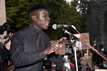 Demonstration 'Silent Protest - Sag Nein zu Rassismus' in München
