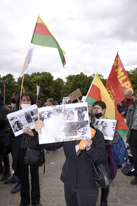 Demonstration 'Silent Protest - Sag Nein zu Rassismus' in München