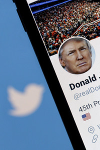 Symbolfoto Twitter Account von Donald Trump