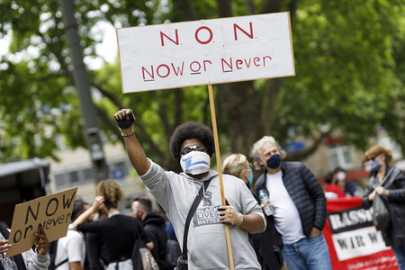Demonstration 'Black Lives Matter' in Köln