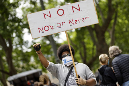 Demonstration 'Black Lives Matter' in Köln