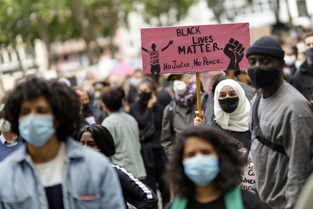 Demonstration 'Black Lives Matter' in Köln