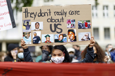 Demonstration 'Black Lives Matter' in Köln