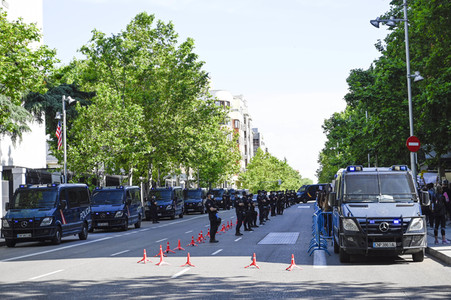 'Black Live Matter' Demonstration in Madrid