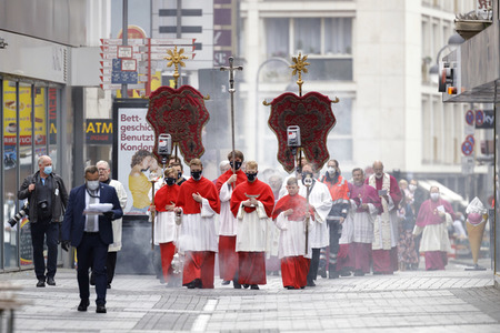 Fronleichnamsprozession in Köln