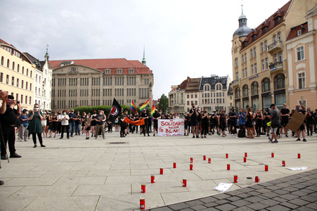 Black Lives Matter Mahnwache in Görlitz