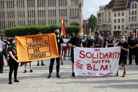 Black Lives Matter Mahnwache in Görlitz