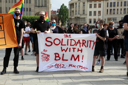 Black Lives Matter Mahnwache in Görlitz