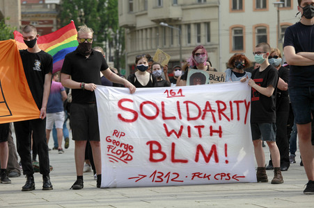 Black Lives Matter Mahnwache in Görlitz