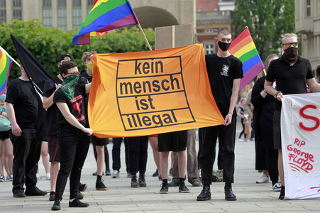 Black Lives Matter Mahnwache in Görlitz