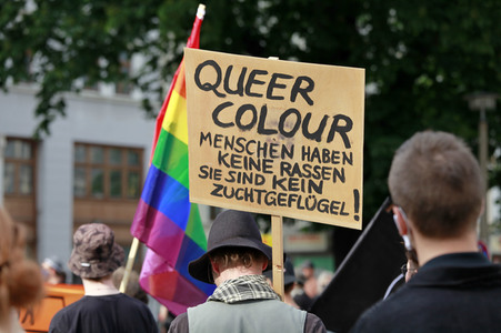 Black Lives Matter Mahnwache in Görlitz