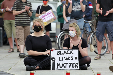 Black Lives Matter Mahnwache in Görlitz